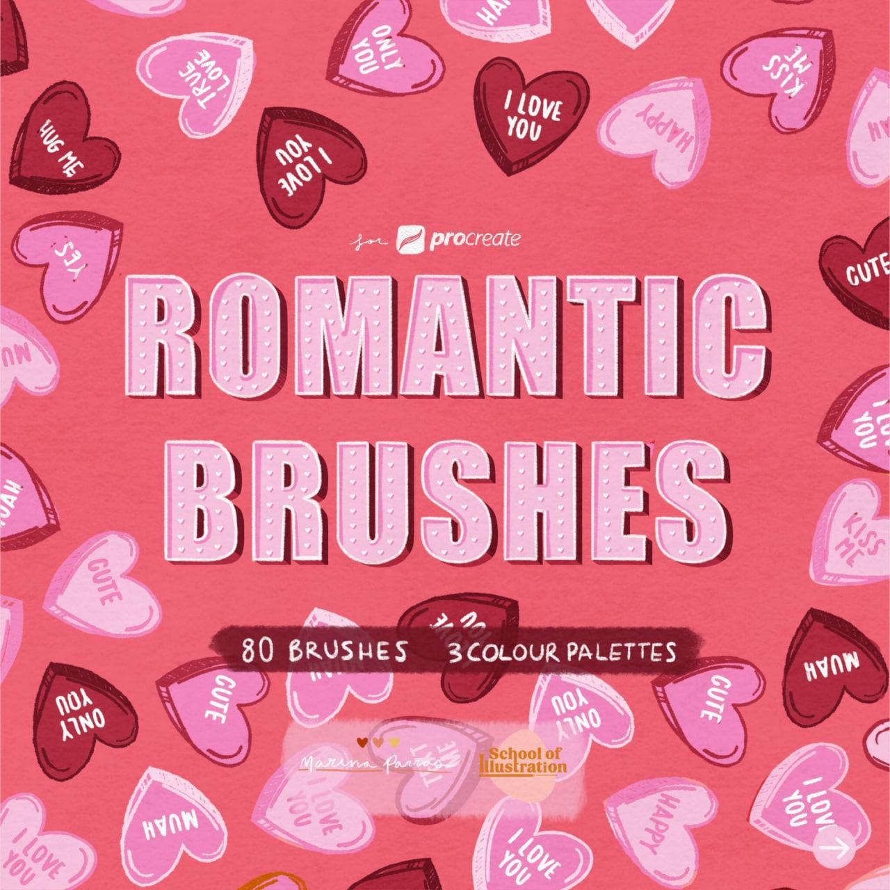 Romantic Brushes for Procreate-GenZ Academy