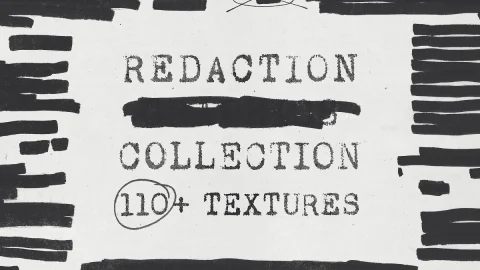 Redaction Texture Collection-GenZ Academy