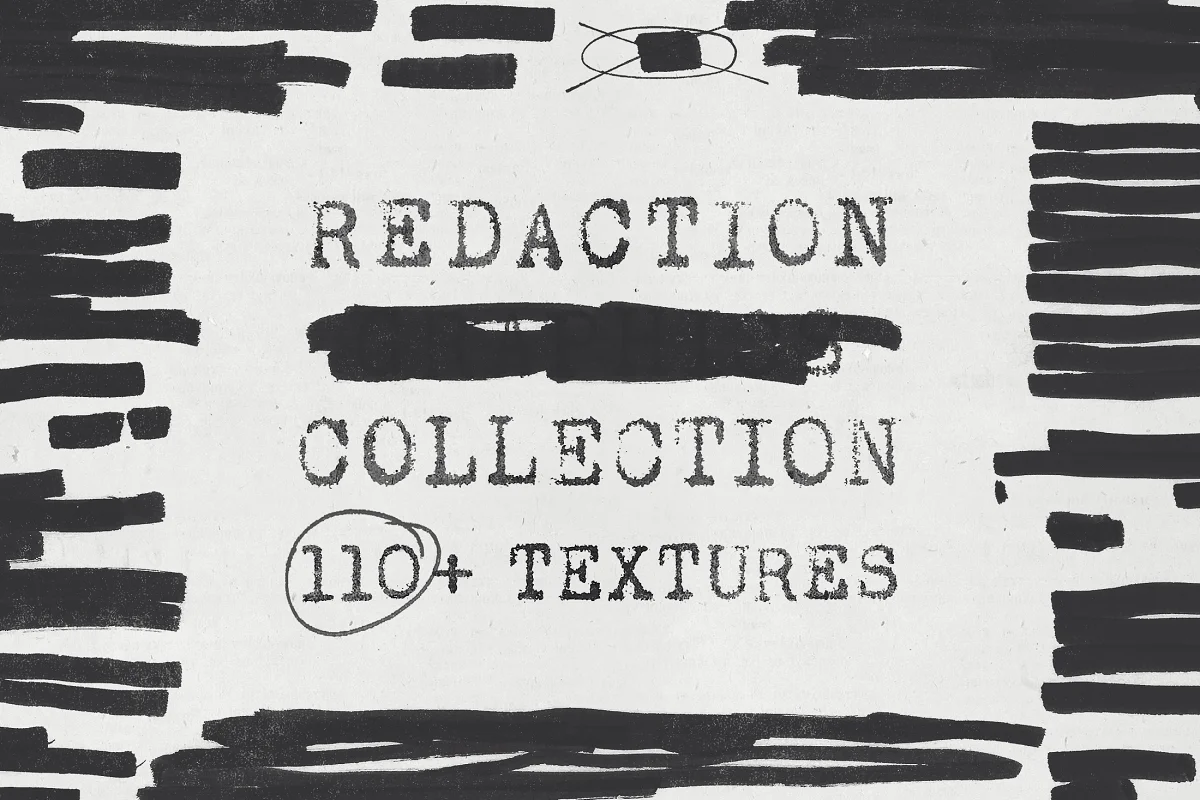 Redaction Texture Collection - GenZ Academy-GenZ Academy
