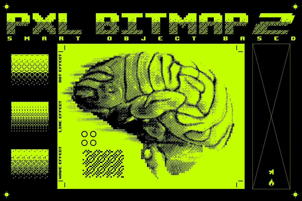 Pxl Bitmap 2 - Hiệu ứng Photoshop - GenZ Academy-GenZ Academy