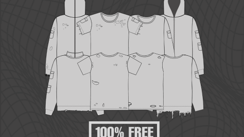 Jawz - Flat Photoshop Mockup Pack-GenZ Academy