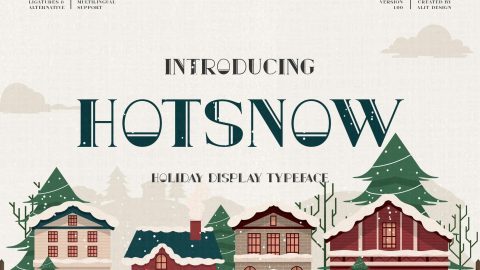 Hotsnow Font - Holiday-GenZ Academy