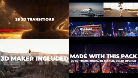 3D Transitions, 3D Maker & Opener-GenZ Academy