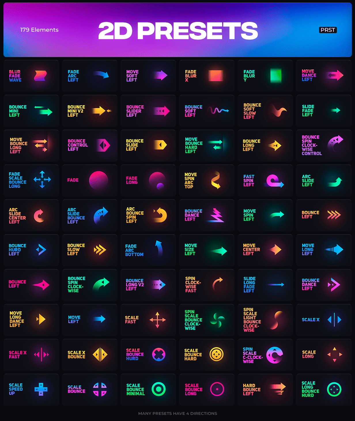 Booster Pack: Best Motion Graphics Pack 2024 4 68747470733a2f2f7370796c6162732e6f72672f626f6f737465722f32442d507265736574732e706e67