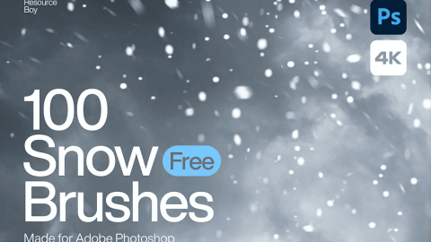 100 Brush Tuyết Rơi Photoshop Miễn Phí-GenZ Academy