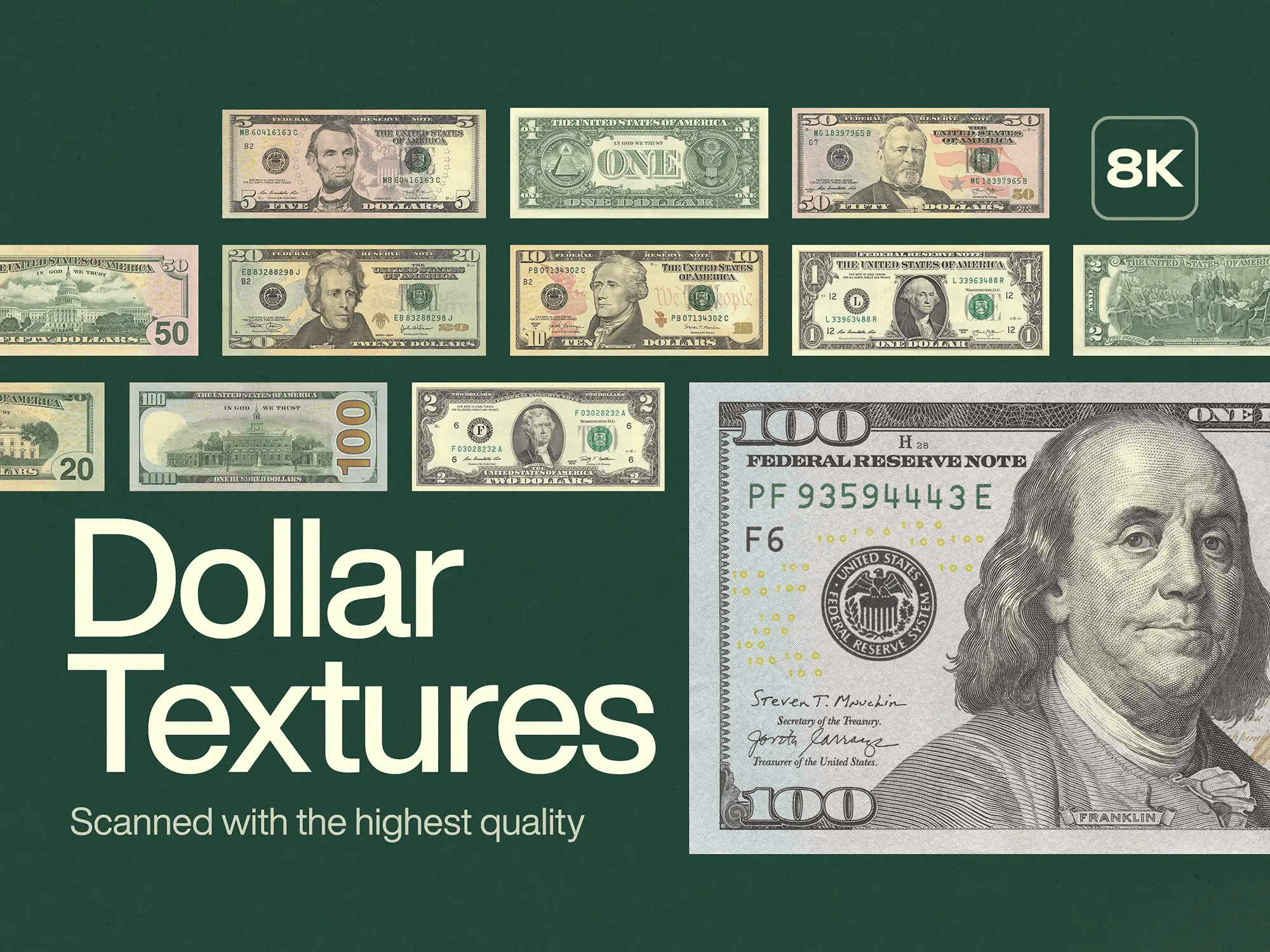 Dollar Textures Patterns (High Resolution) - GenZ Academy-GenZ Academy