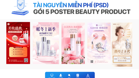 Template Poster Beauty PSD - Part 1-GenZ Academy