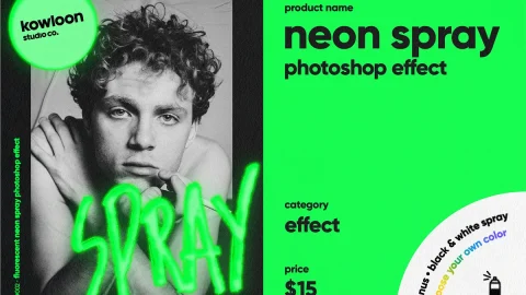Freebie included - neon spray effect-GenZ Academy