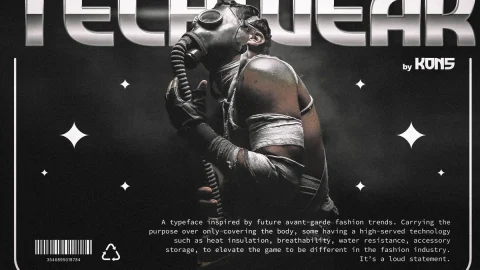 Techwear - Retro Futuristic Fonts-GenZ Academy