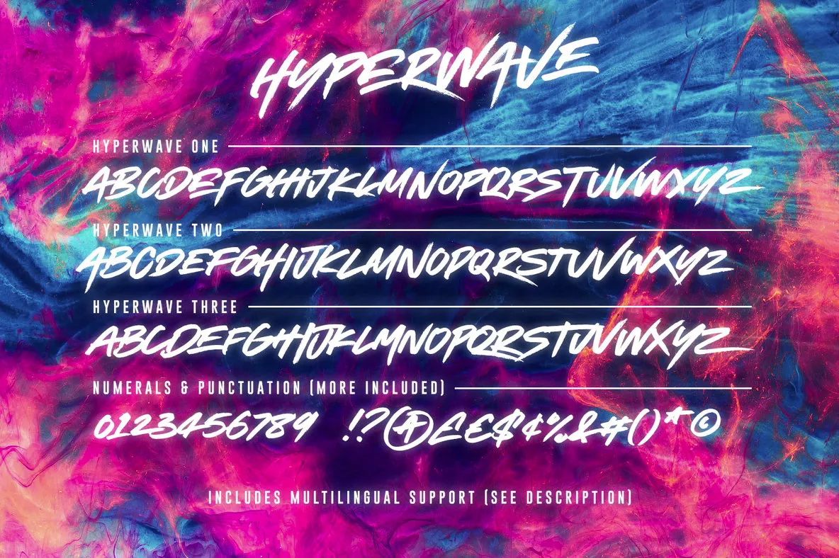 HYPERWAVE Font - GenZ Academy