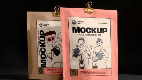 Paper Bags Mockup (25 PSD)-GenZ Academy