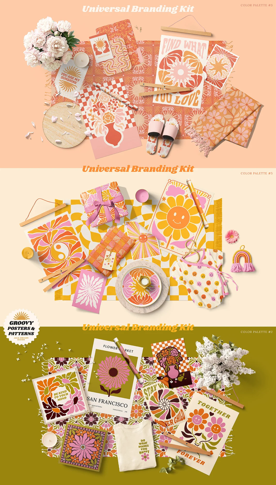 Groovy Boho Posters Patterns Flower 70s - VIP 8 20231017165837301-il_1140xN.4110015452_rgzw