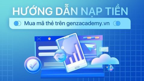 Hướng dẫn nạp tiền mua mã thẻ trên genzacademy.vn-GenZ Academy