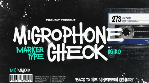Microphone Check - Marker Type-GenZ Academy