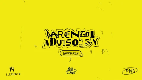 PARENTAL ADVISORY STICKER PACK-GenZ Academy