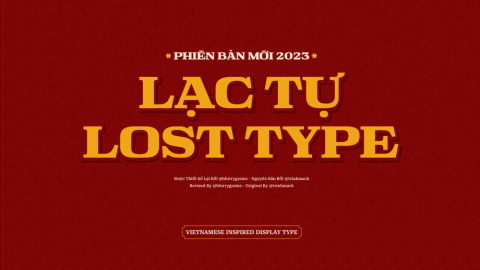 Lạc Tự - Lost Type Font-GenZ Academy
