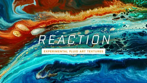 Reaction – 8K Experimental Fluid Art Textures Graphics-GenZ Academy