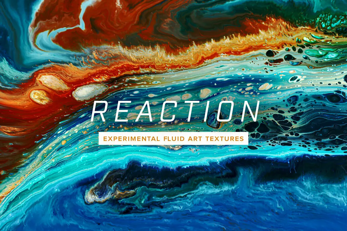 Reaction – 8K Experimental Fluid Art Textures Graphics - GenZ Academy-GenZ Academy