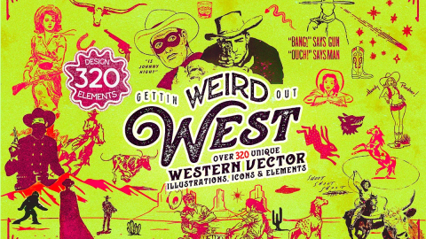 320 Western Icons and Illustrations-GenZ Academy