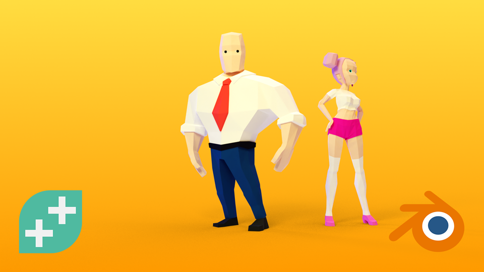 Low Poly Characters: Blender Bite Sized Course - GenZ Academy-GenZ Academy