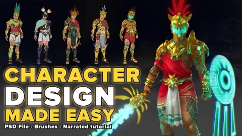 Character Design Made Easy (ENG) - Photoshop Course-GenZ Academy