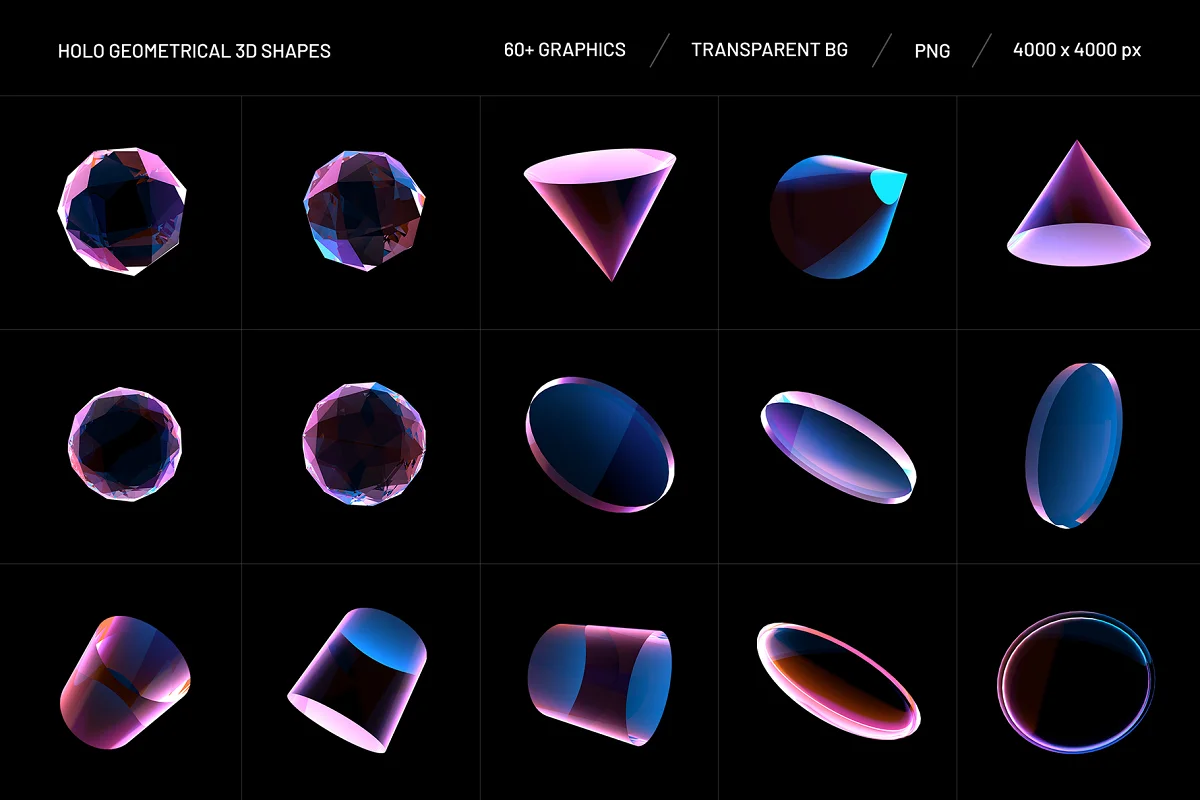 Geometrical 3D Shapes Collection 3 20231112005311823-miniatury4-