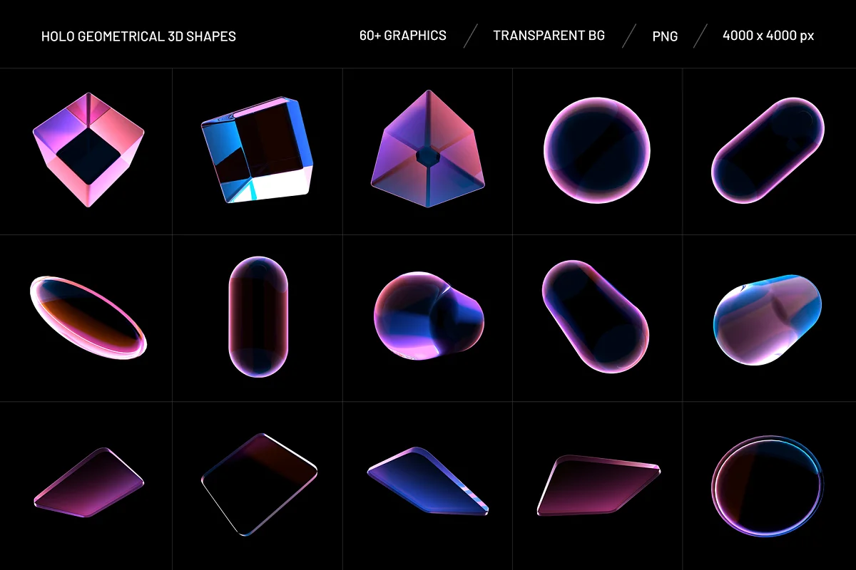 Geometrical 3D Shapes Collection 2 20231112005312228-miniatury1-