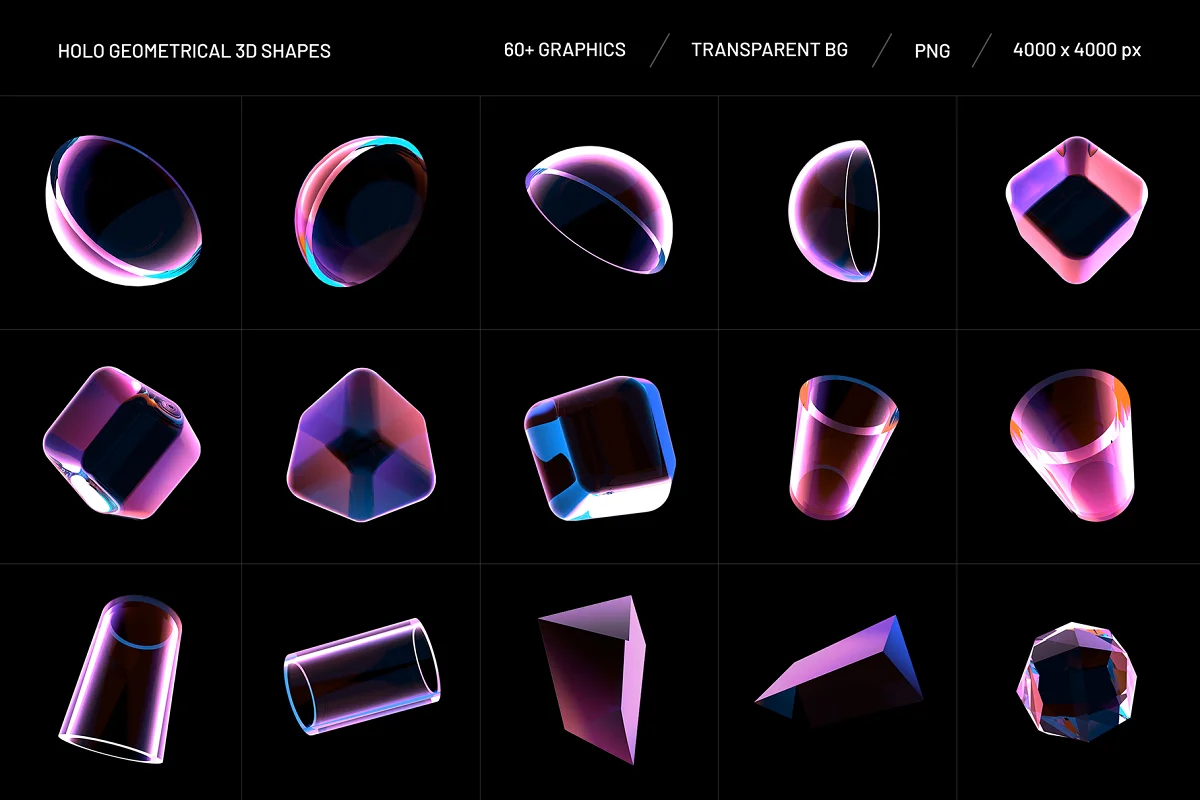 Geometrical 3D Shapes Collection 6 20231112005312670-miniatury3-