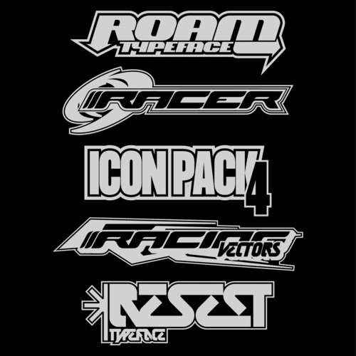 TYPEFACE BUNDLE - Font 3 20231112141942915-racer+bundle-02