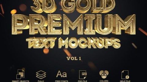 3D Gold Text Styles-GenZ Academy
