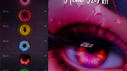 Neue Iris Kit by Taozipie for Procreate/Photoshop/Medibang-GenZ Academy