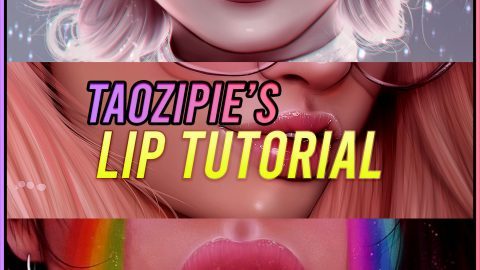 Toazipie's Lip Tutorial for PaintToolSAI/Photoshop/Procreate/Medibang-GenZ Academy