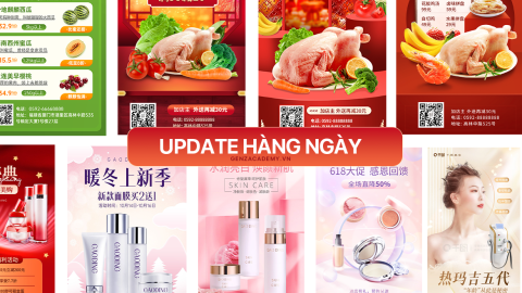 Update tài nguyên template 58pic, huaban, ibaotu hàng ngày-GenZ Academy