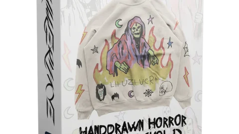 HANDDRAWN HORROR ELEMENTS (VOL. 1)-GenZ Academy