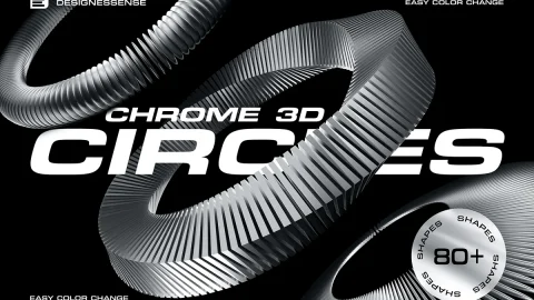 3D Chrome Circles-GenZ Academy