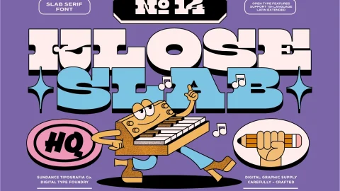 Klose Slab Font Family-GenZ Academy