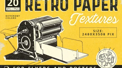 Retro Paper Textures-GenZ Academy