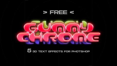 FREE 3D CHROME EFFECTS PSD TEMPLATES-GenZ Academy