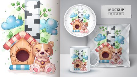 Mockup vector cute-GenZ Academy