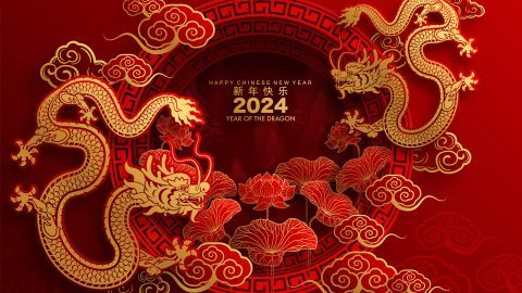 FREE VECTOR - Banner trang trí tết 2024-GenZ Academy