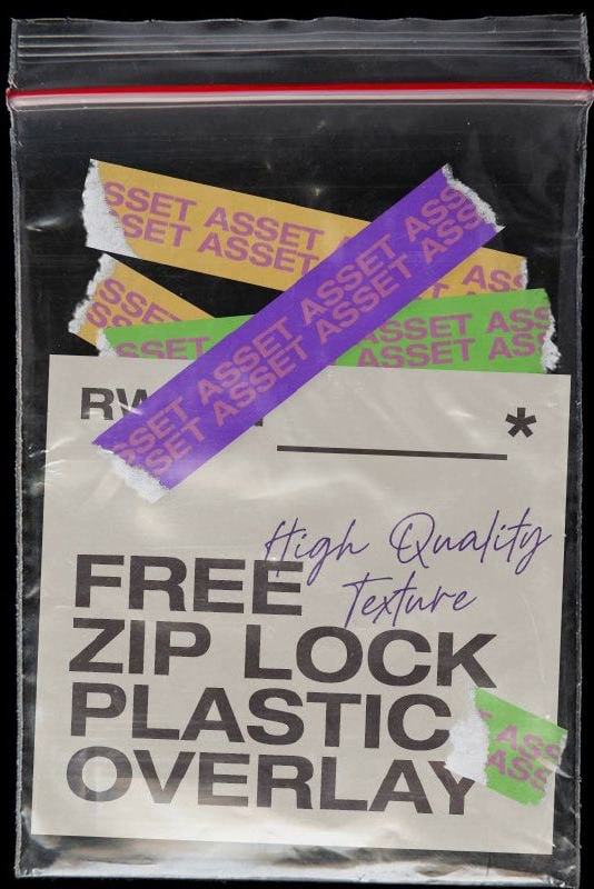 FREE Zip Lock Plastic Texture Overlay - GenZ Academy-GenZ Academy