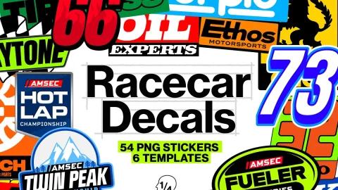 Racecar Decals-GenZ Academy