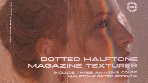 Dotted Halftone Magazine Textures-GenZ Academy