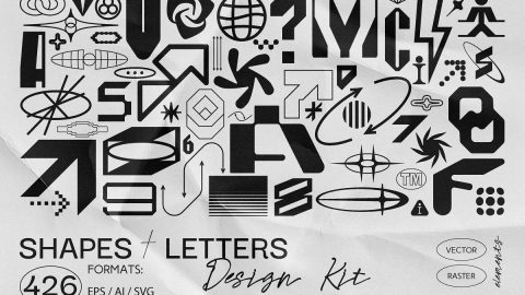426 Shapes Letters Numbers Kit-GenZ Academy
