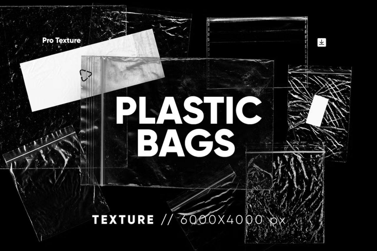 20 Plastic Bags Texture HQ - GenZ Academy-GenZ Academy