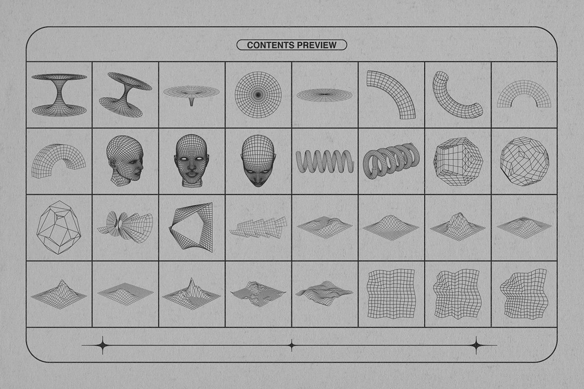 Wireframe shapes - GenZ Academy