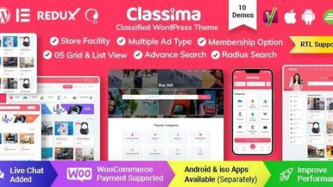 Classima – Classified Ads WordPress Theme-GenZ Academy