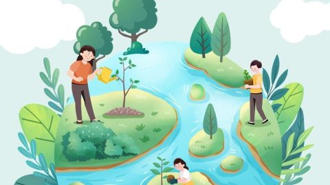 Poster Điện Thoại Chúc Mừng Ngày Lễ Trồng Cây-GenZ Academy