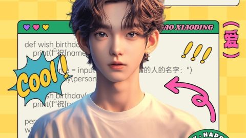Fan chúc mừng sinh nhật người nổi tiếng và ủng hộ poster AIGC-GenZ Academy