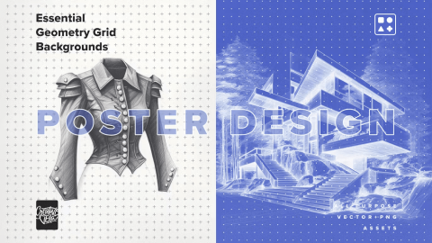 Essential geometry grid backgrounds-GenZ Academy